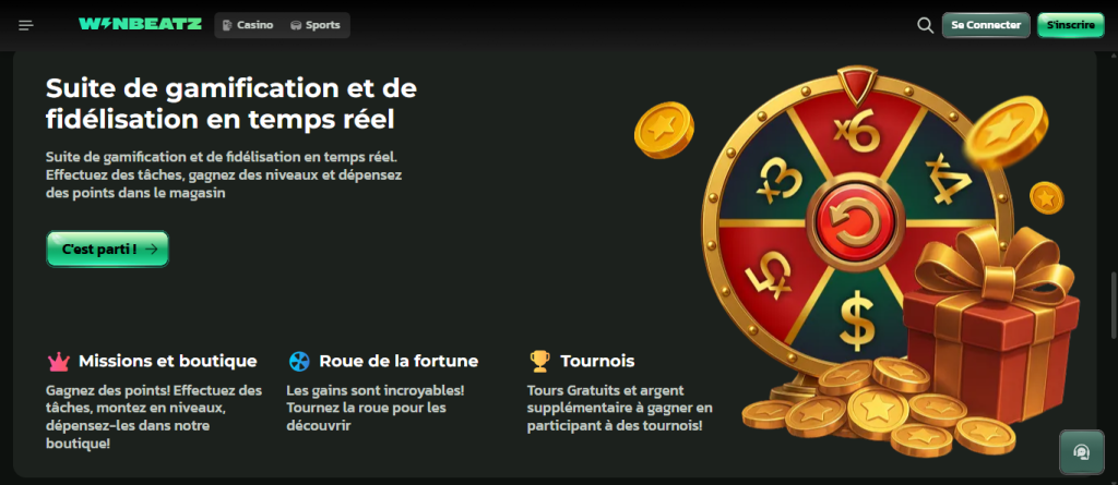 WinBeatz chiffre dans ses conditions ce qui devra être remis en jeu avant un versement